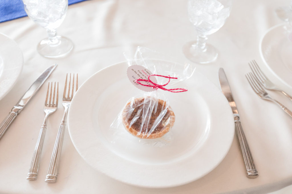 Pecan Pie Wedding Favor